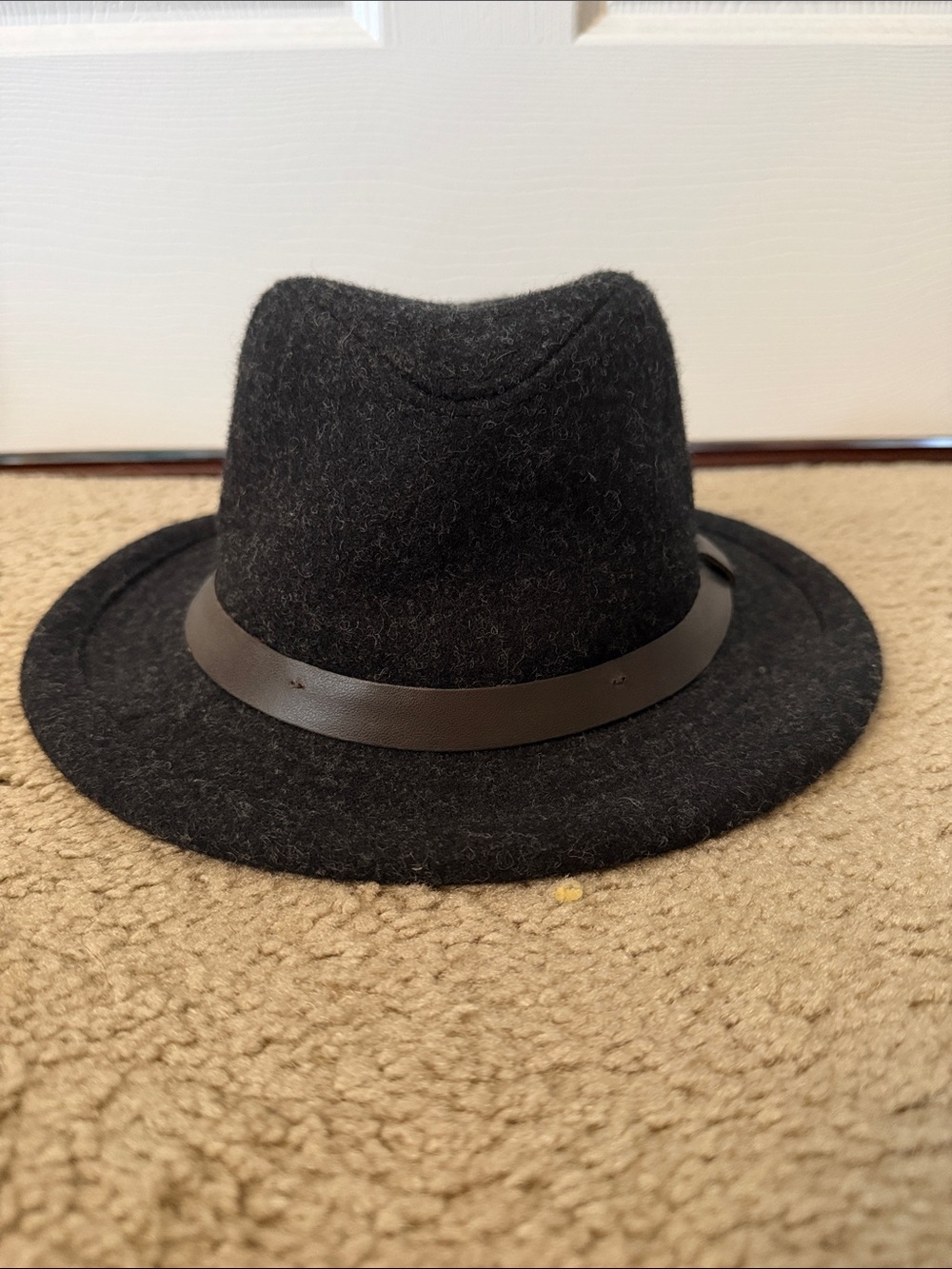 Filson Packer Hat 100% Wool Charcoal Gray Men’s Sz L Seattle USA